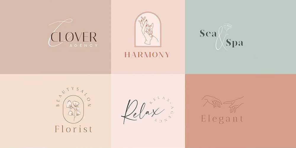 Beauty Logo Set Templates