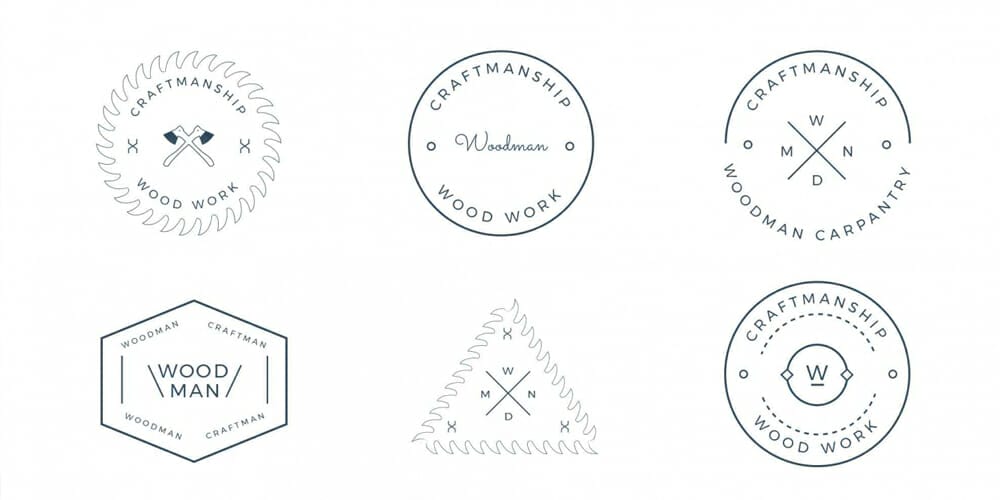 Carpentry Badge Designs