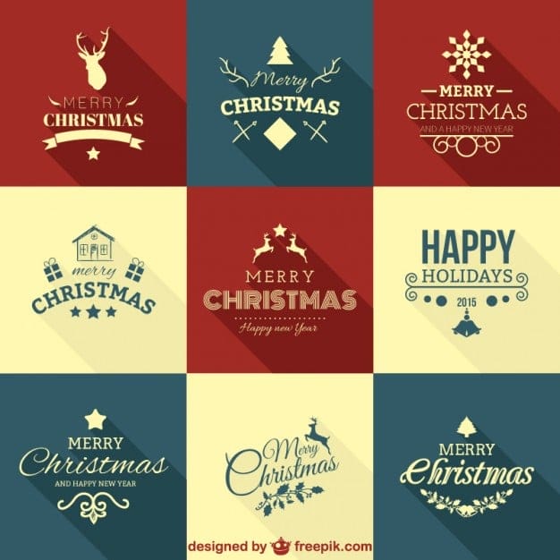 Christmas Greetings Vectors