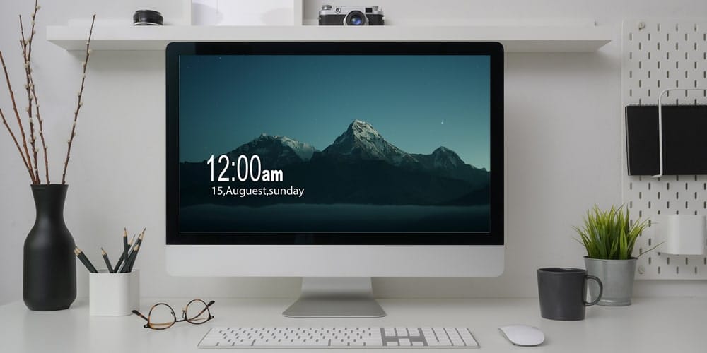 Computer Screen Mockup Template