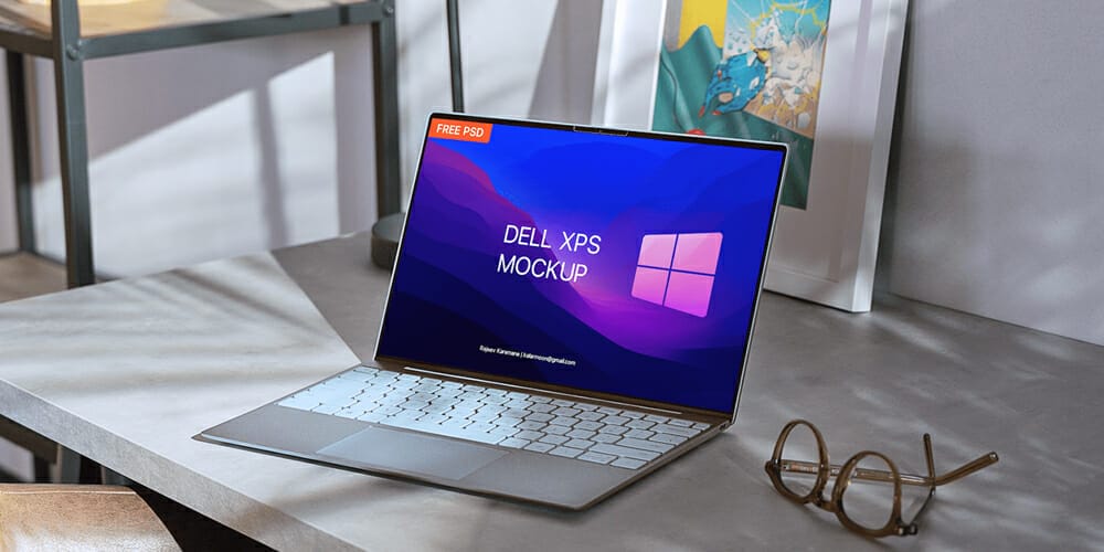 Dell XPS Mockup