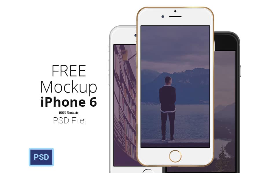 FREE iPhone 6 - Scalable Mockups 4.7'