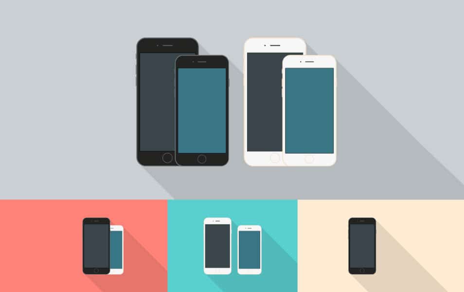 250+ iPhone 6 Mockup Design Templates (PSD, Ai, Sketch) 109 Flat Style iPhone 6 Mockups