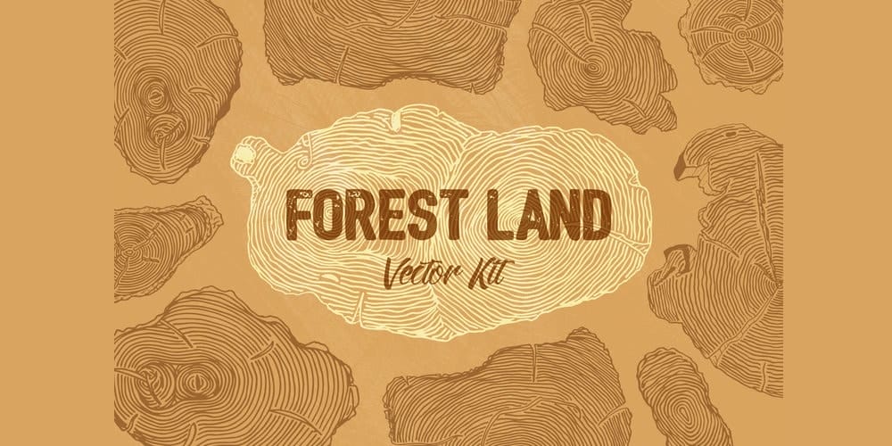 Forest Land Vector Kit