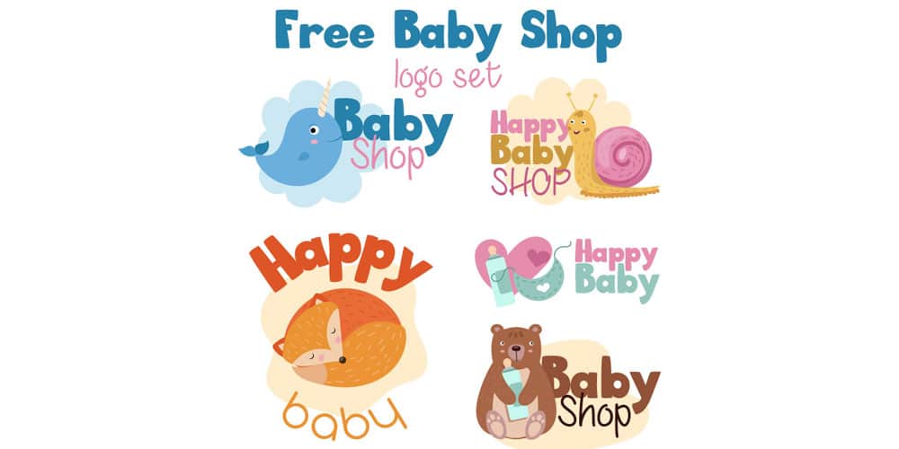 Free Baby Shop Vector Logo