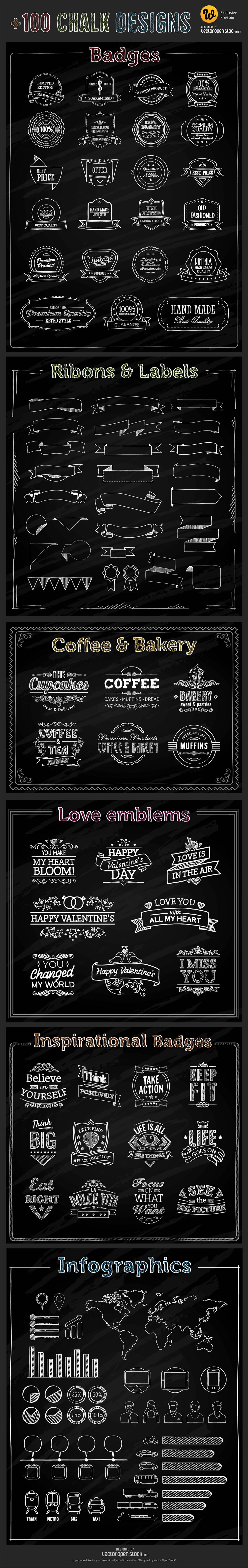 Free-Chalk-Vector-Elements