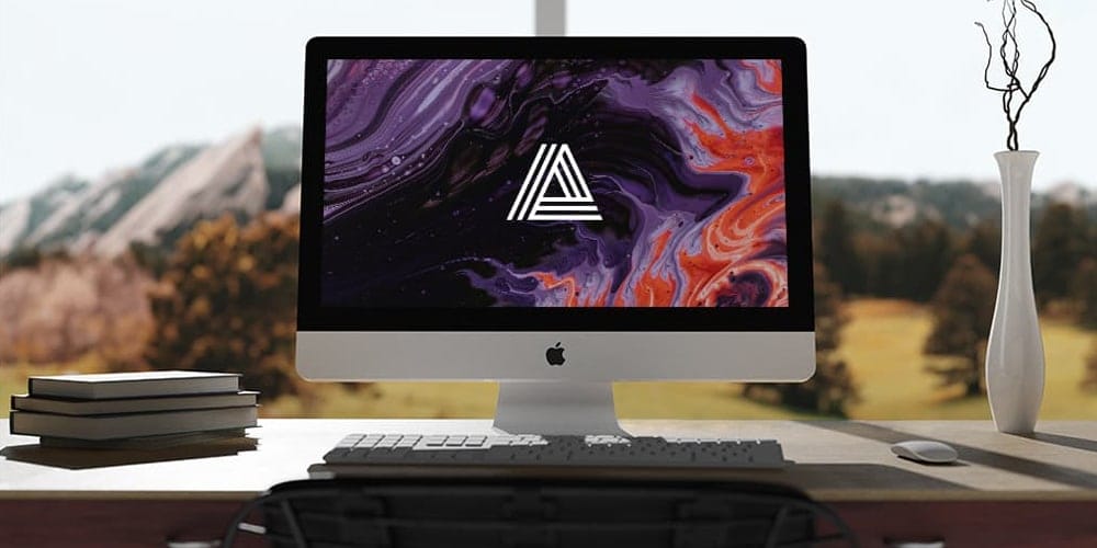 Free Imac Mockup PSD