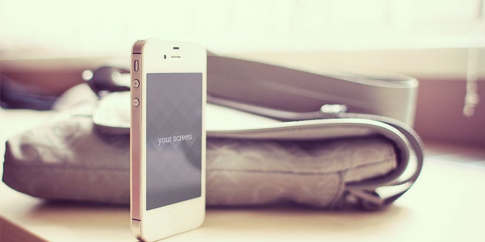 Free Iphone 5 photorealistic Mock Ups