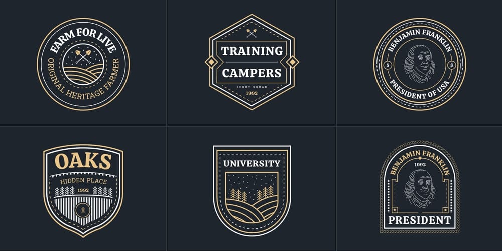 Free Multipurpose Vector Badges