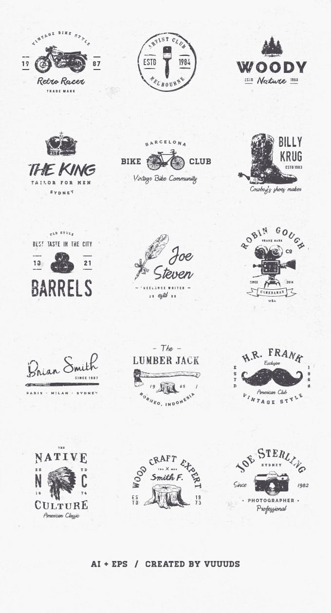 Free Vintage Logos