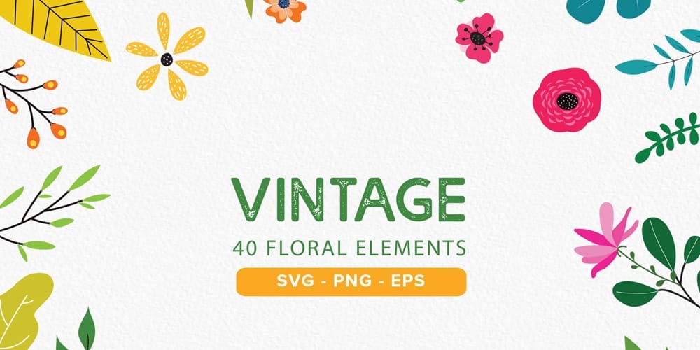 Free Vintage Floral Cliparts