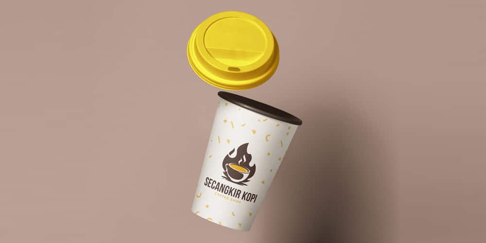 Hot Coffee Logo Template