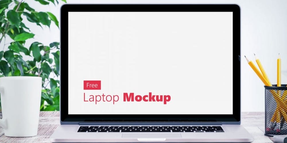 Free Workspace Mockup Design Templates 221 Laptop Mockup