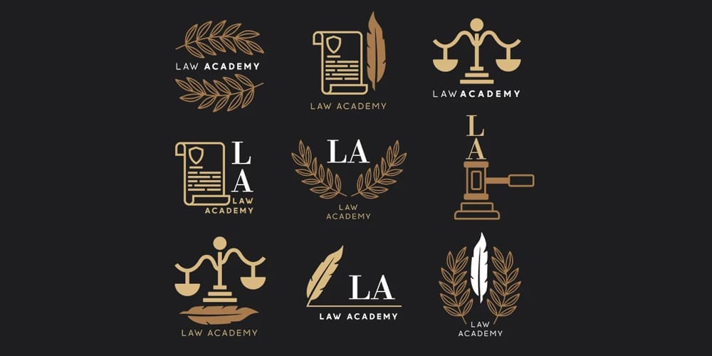 Law Logo Set Template