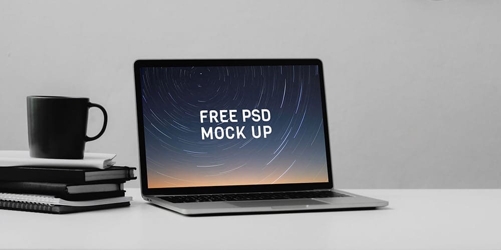 Free Workspace Mockup Design Templates 222 MacBook Pro Mockup PSD