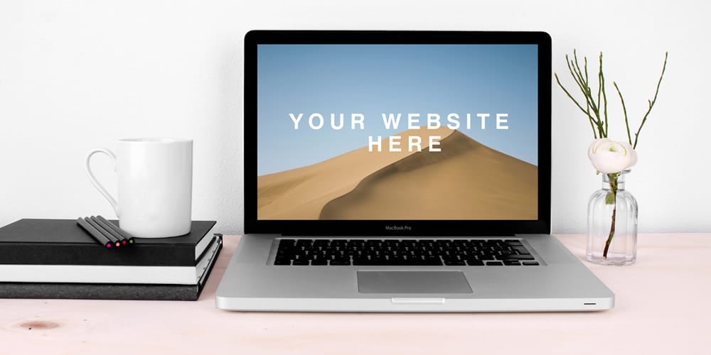 Free Workspace Mockup Design Templates 250 MacBook Pro Mockup PSD