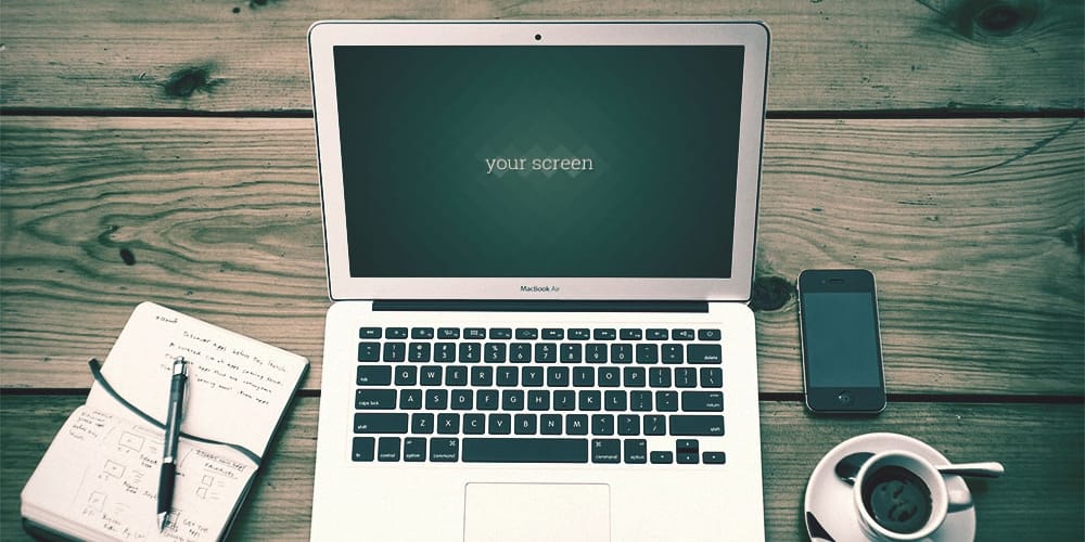 Macbook Air Photo Mockups