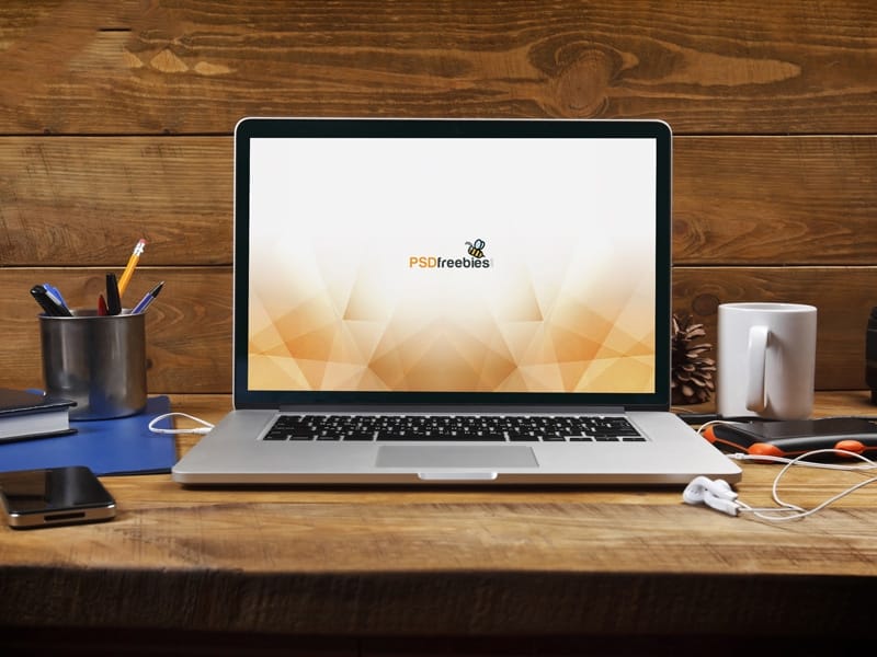 Free Workspace Mockup Design Templates 157 Macbook Pro Mockup PSD