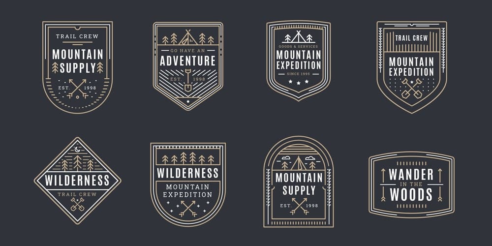 Mountain Adventure Badges