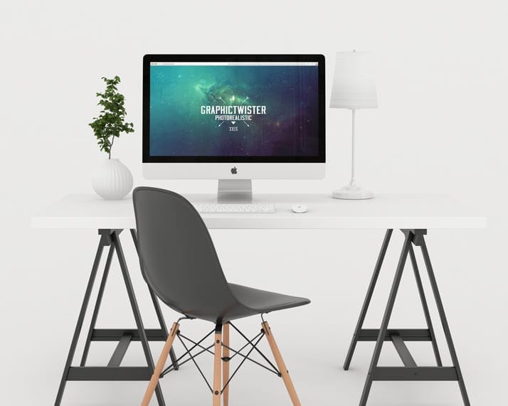 Free Workspace Mockup Design Templates 206 Photo Studio Workspace Mockup PSD