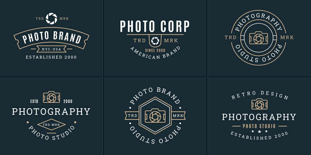 Photography Vector Badges