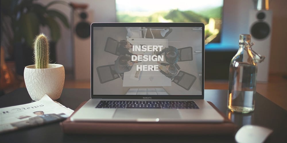 Free Workspace Mockup Design Templates 209 Realistic Macbook Pro Mockup