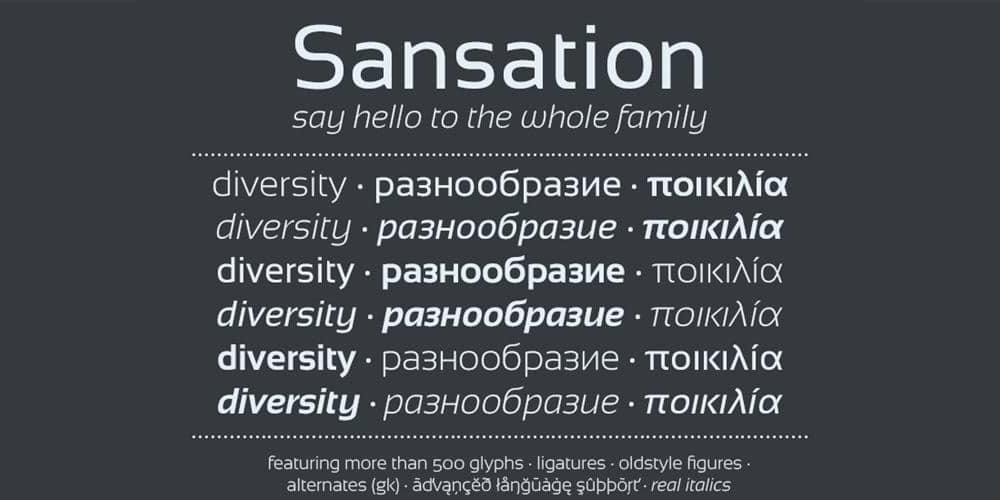 Sansation Font