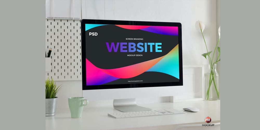 Free Workspace Mockup Design Templates 169 Screen Branding Website Mockup Design