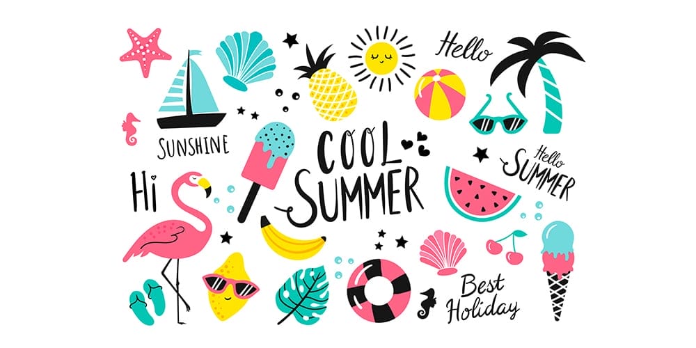 Summer Stickers