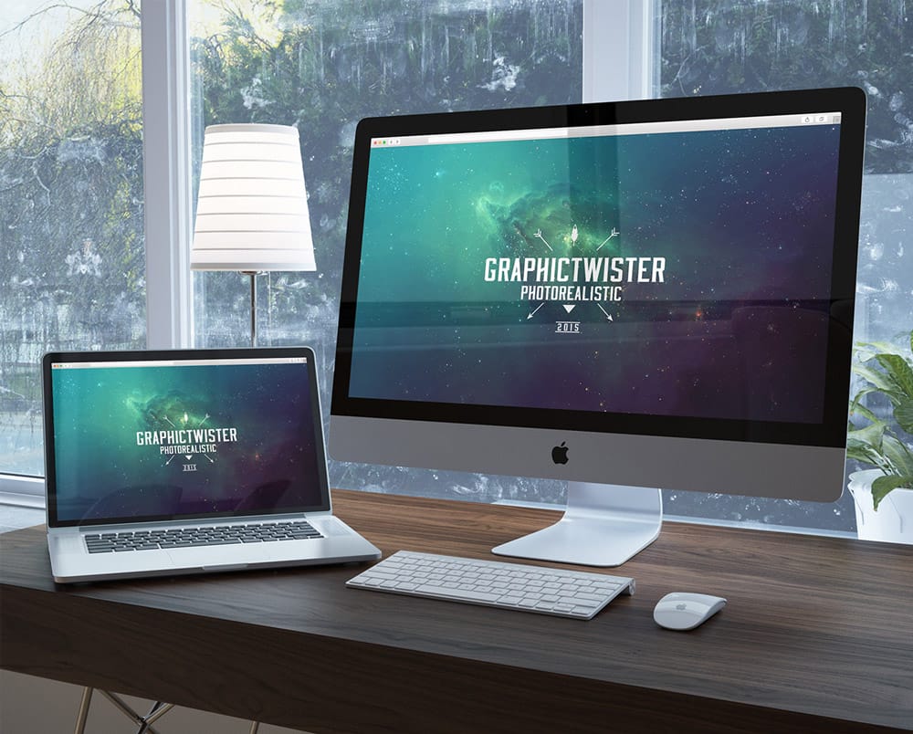 Unique Workspace Mockup