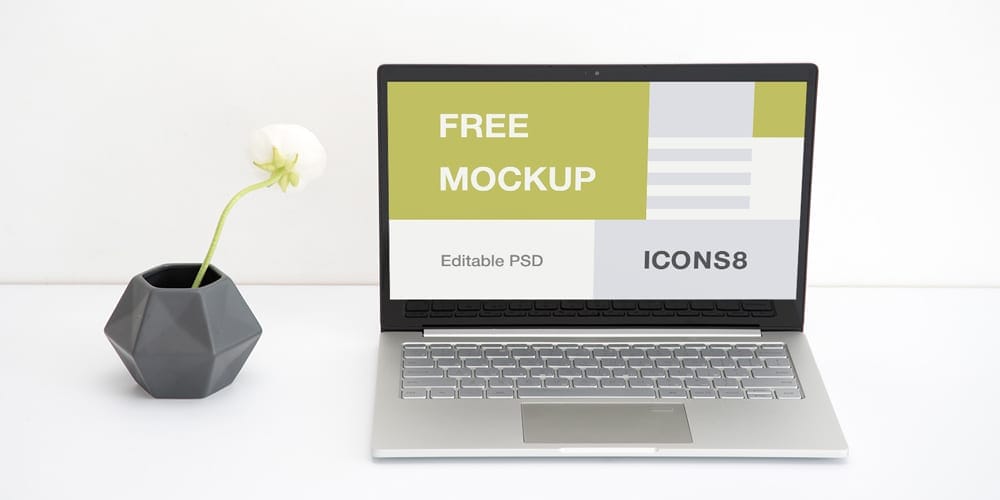 Workspace Laptop Mockup