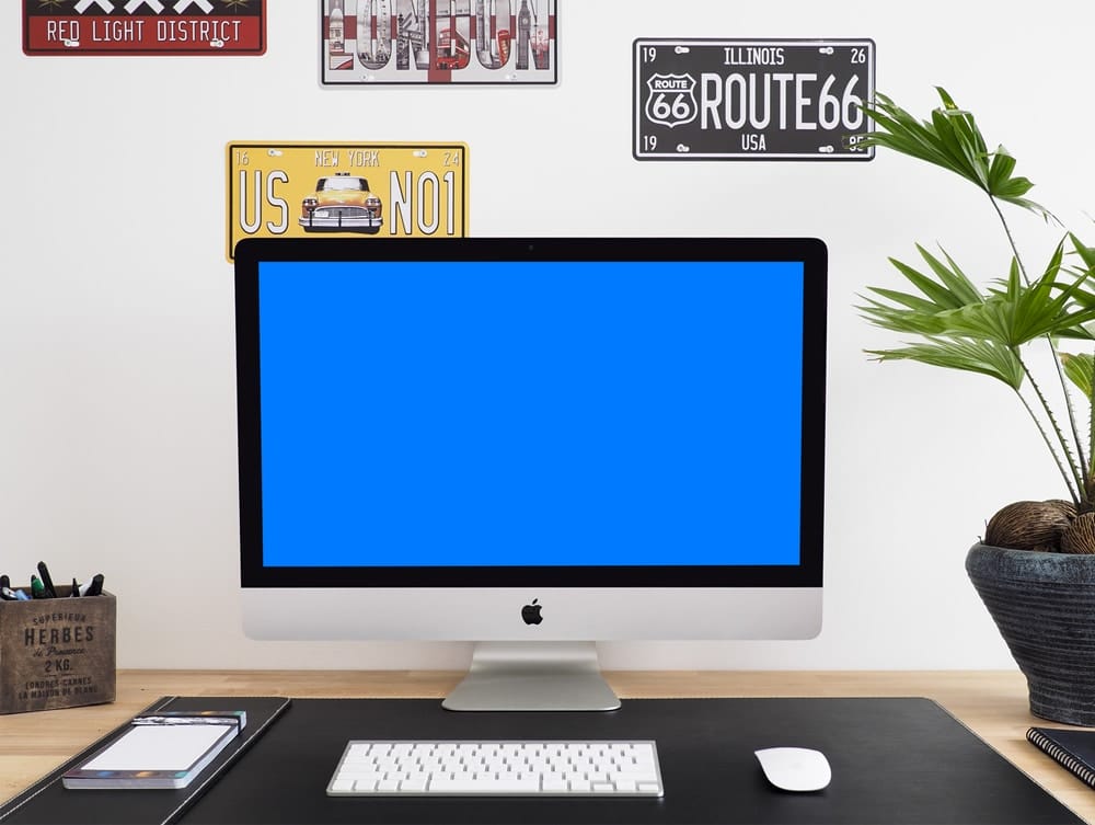 iMac Mockup PSD