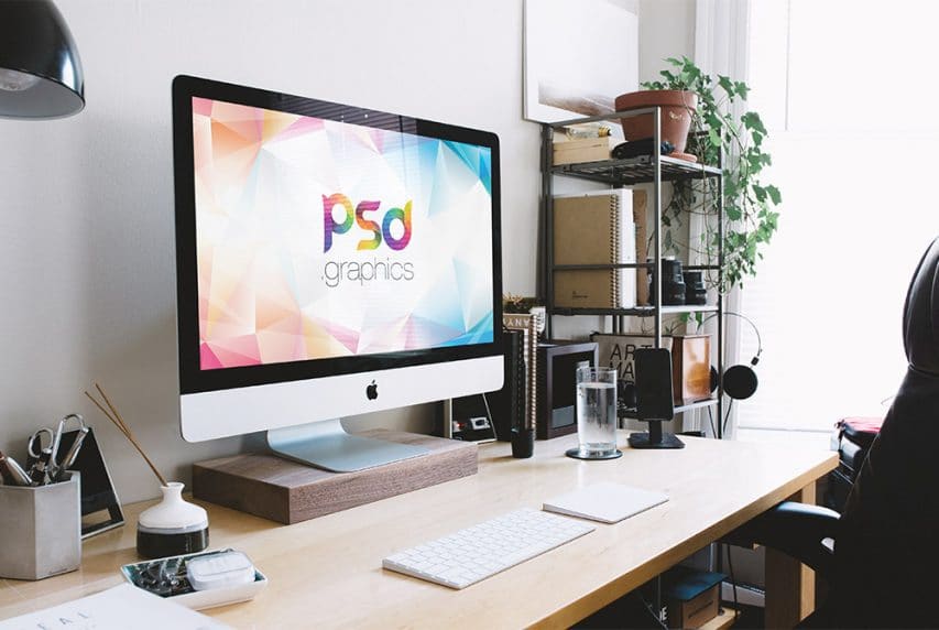  iMac Mockup PSD