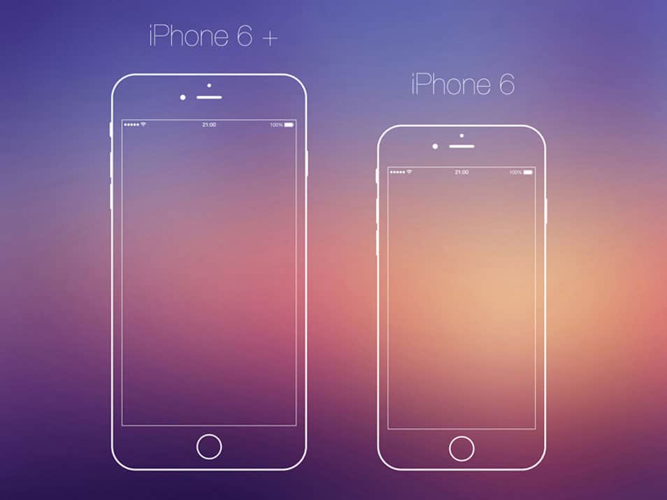 iPhone6 Vector PSD