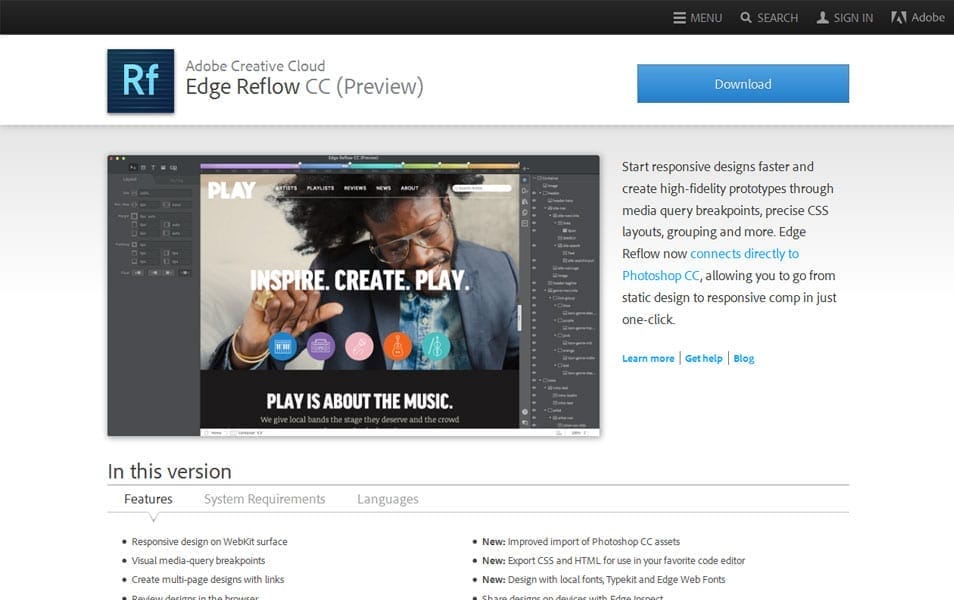 20 Awesome Responsive Web Design Tools For Designers and Developers 6 Adobe Edge Reflow