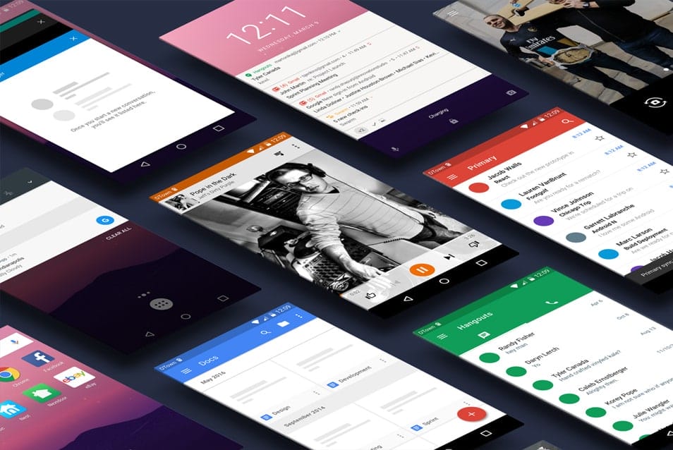 Android Nougat UI Kit