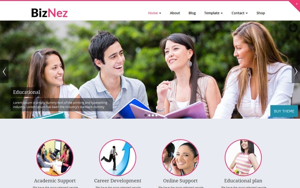 150+ Best Free Wordpress Portfolio Themes 2025 80 Biznez Lite Free Portfolio WordPress Theme