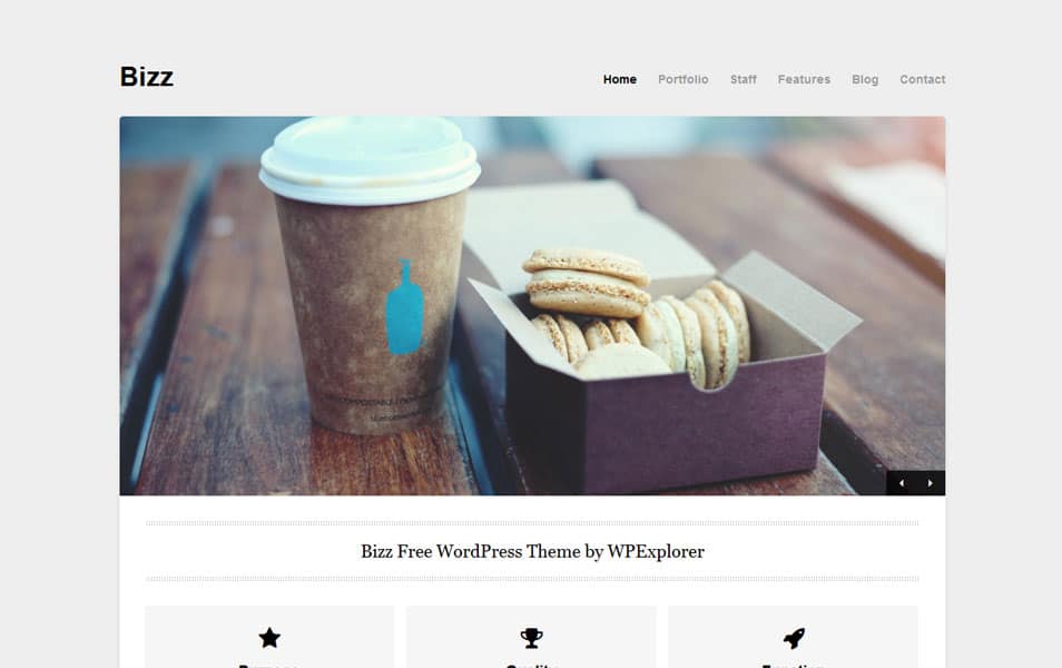 150+ Best Free Wordpress Portfolio Themes 2025 61 Bizz Free Portfolio WordPress Theme