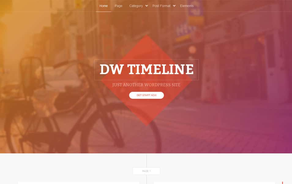 150+ Best Free Wordpress Portfolio Themes 2025 96 DW Timeline Free Portfolio WordPress Theme