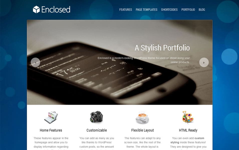 150+ Best Free Wordpress Portfolio Themes 2025 133 Enclosed Free Portfolio WordPress Theme