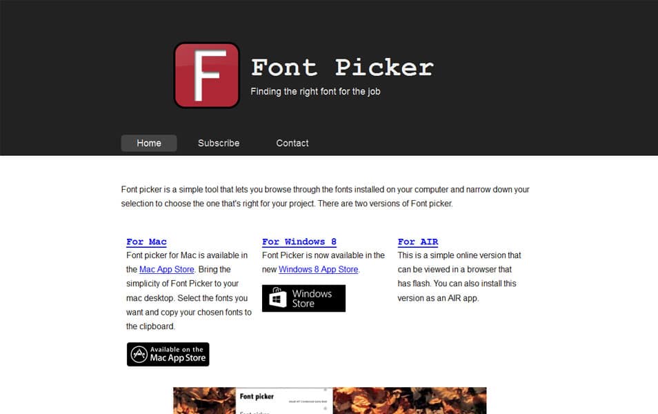 Font Picker