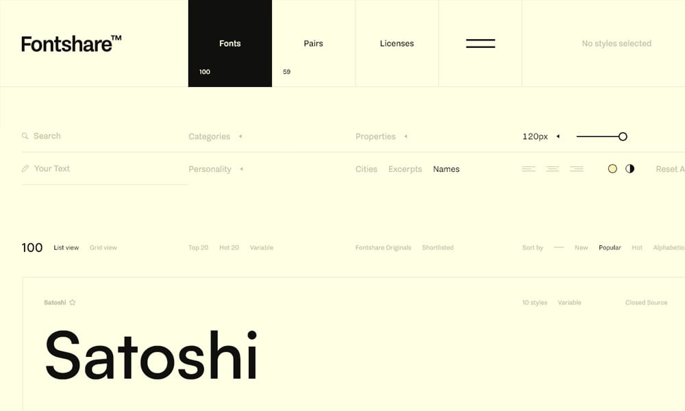 100+ Best Typography Tools for Designers and Developers 78 Fontshare