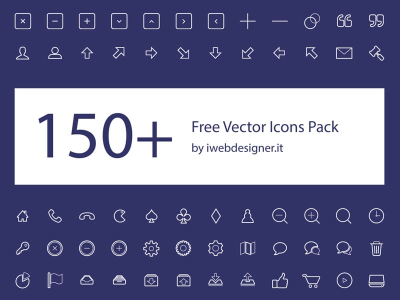 Free Vector Icons Pack