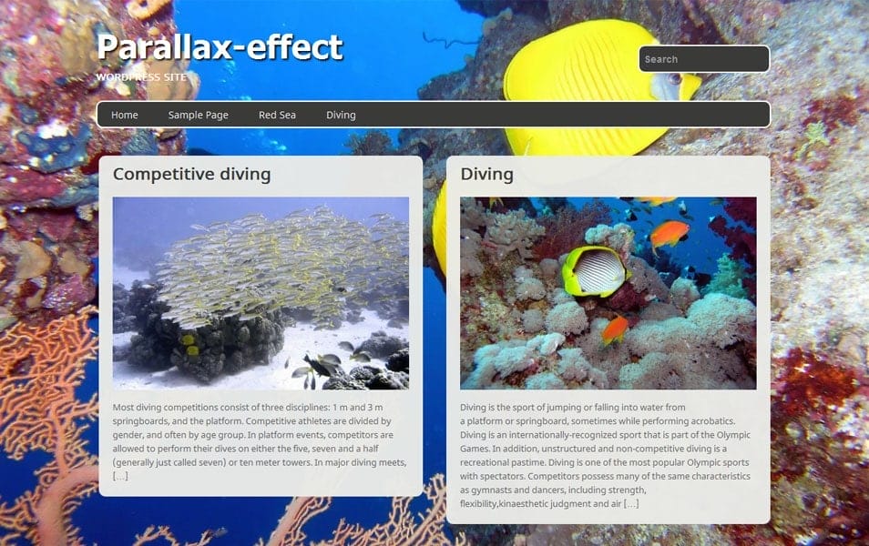 150+ Best Free Wordpress Portfolio Themes 2025 93 Parallax-effect Free Portfolio WordPress Theme