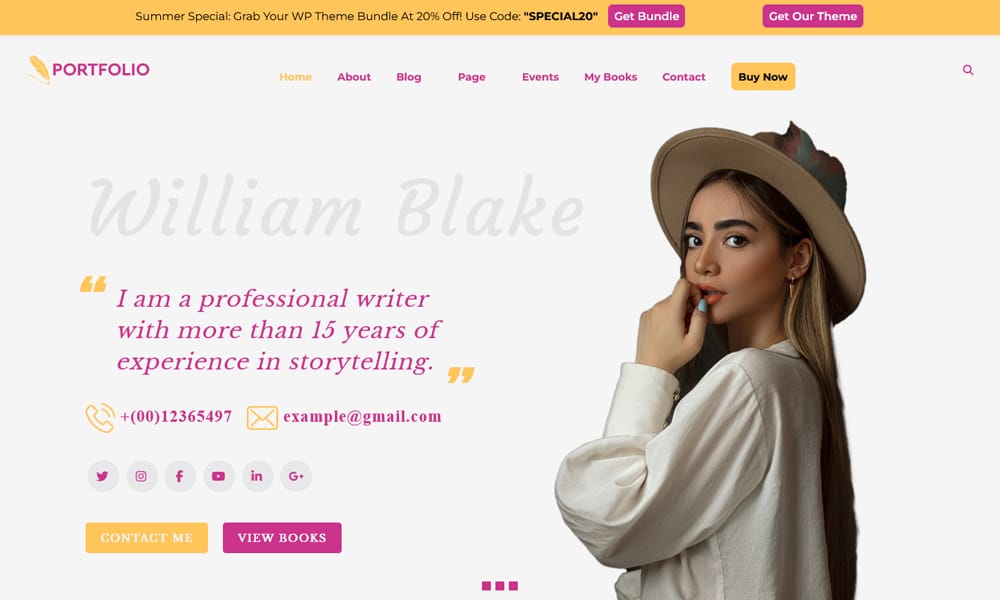 150+ Best Free Wordpress Portfolio Themes 2025 4 Prime Portfolio Resume