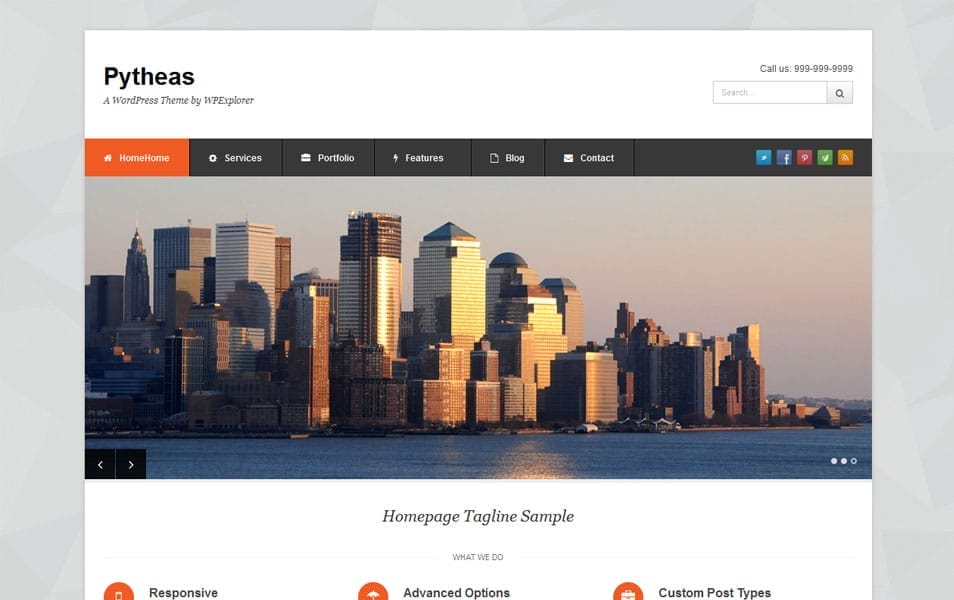 150+ Best Free Wordpress Portfolio Themes 2025 57 Pytheas Free Portfolio WordPress Theme