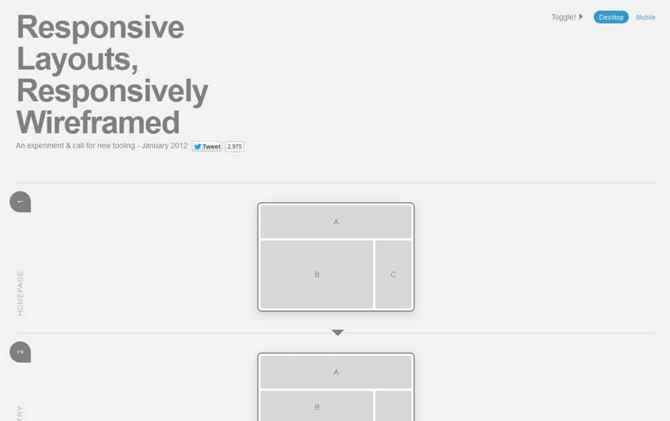 Responsive Wireframes