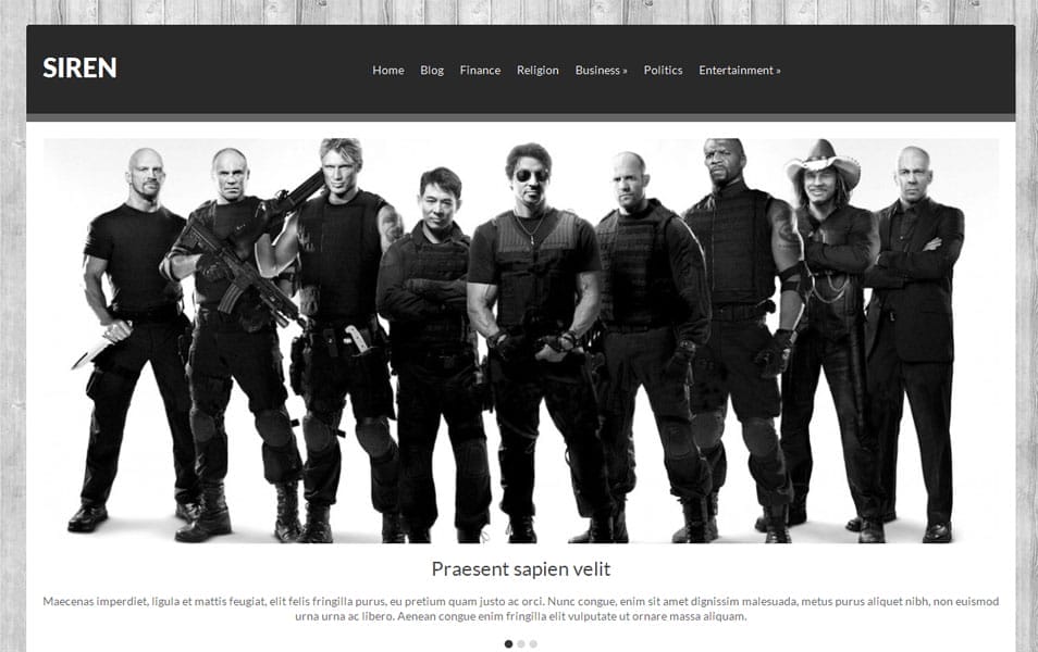 150+ Best Free Wordpress Portfolio Themes 2025 132 Siren Free Portfolio WordPress Theme