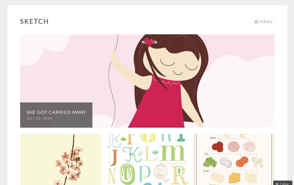 100+ Free Photography WordPress Themes 2024 65 Sketch Free Photography WordPress Theme