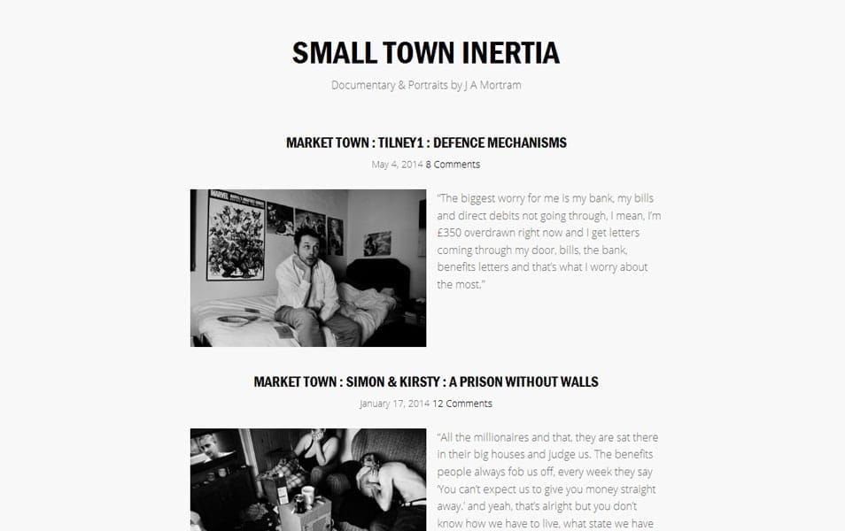 100+ Free Photography WordPress Themes 2024 95 The J A Mortram Free Photography WordPress Theme